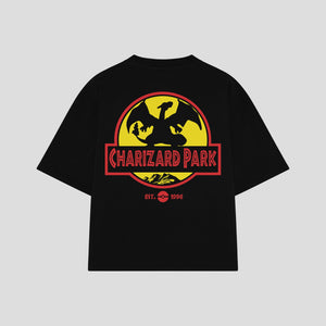 Playera streetwear premium de anime y gaming ExtraLife MX, corte oversized drop shoulder ligero y fresco en color Deep Black y Off-White, moda urbana mexicana de culto.