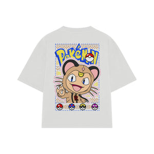 Playera streetwear premium de anime y gaming ExtraLife MX, corte oversized drop shoulder ligero y fresco en color Deep Black y Off-White, moda urbana mexicana de culto.