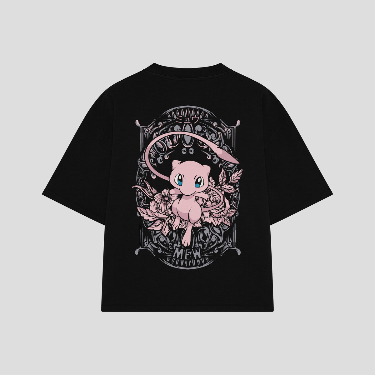 Playera streetwear premium de anime y gaming ExtraLife MX, corte oversized drop shoulder ligero y fresco en color Deep Black y Off-White, moda urbana mexicana de culto.