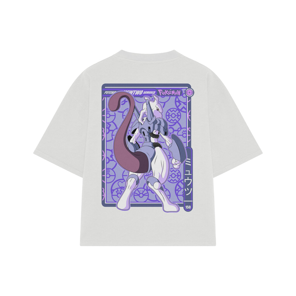 Playera streetwear premium de anime y gaming ExtraLife MX, corte oversized drop shoulder ligero y fresco en color Deep Black y Off-White, moda urbana mexicana de culto.