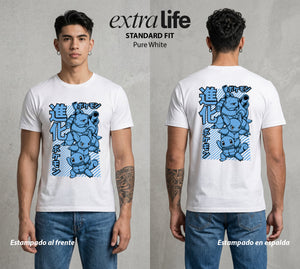 El Mundo Entrenador | Del Agua al Canon Evolucion #03556 - Playera Classic Premium | Pure White - Foto en modelo