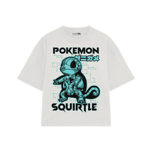 Playera streetwear premium de anime y gaming ExtraLife MX, corte oversized drop shoulder ligero y fresco en color Deep Black y Off-White, moda urbana mexicana de culto.