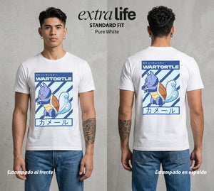 El Mundo Entrenador | La Tortuga Media #03571 - Playera Standard Fit | Pure White - Foto en modelo