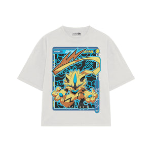 Playera streetwear premium de anime y gaming ExtraLife MX, corte oversized drop shoulder ligero y fresco en color Deep Black y Off-White, moda urbana mexicana de culto.