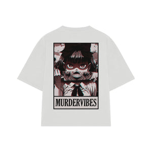 Playera streetwear premium de anime y gaming ExtraLife MX, corte oversized drop shoulder ligero y fresco en color Deep Black y Off-White, moda urbana mexicana de culto.