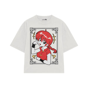 Playera streetwear premium de anime y gaming ExtraLife MX, corte oversized drop shoulder ligero y fresco en color Deep Black y Off-White, moda urbana mexicana de culto.