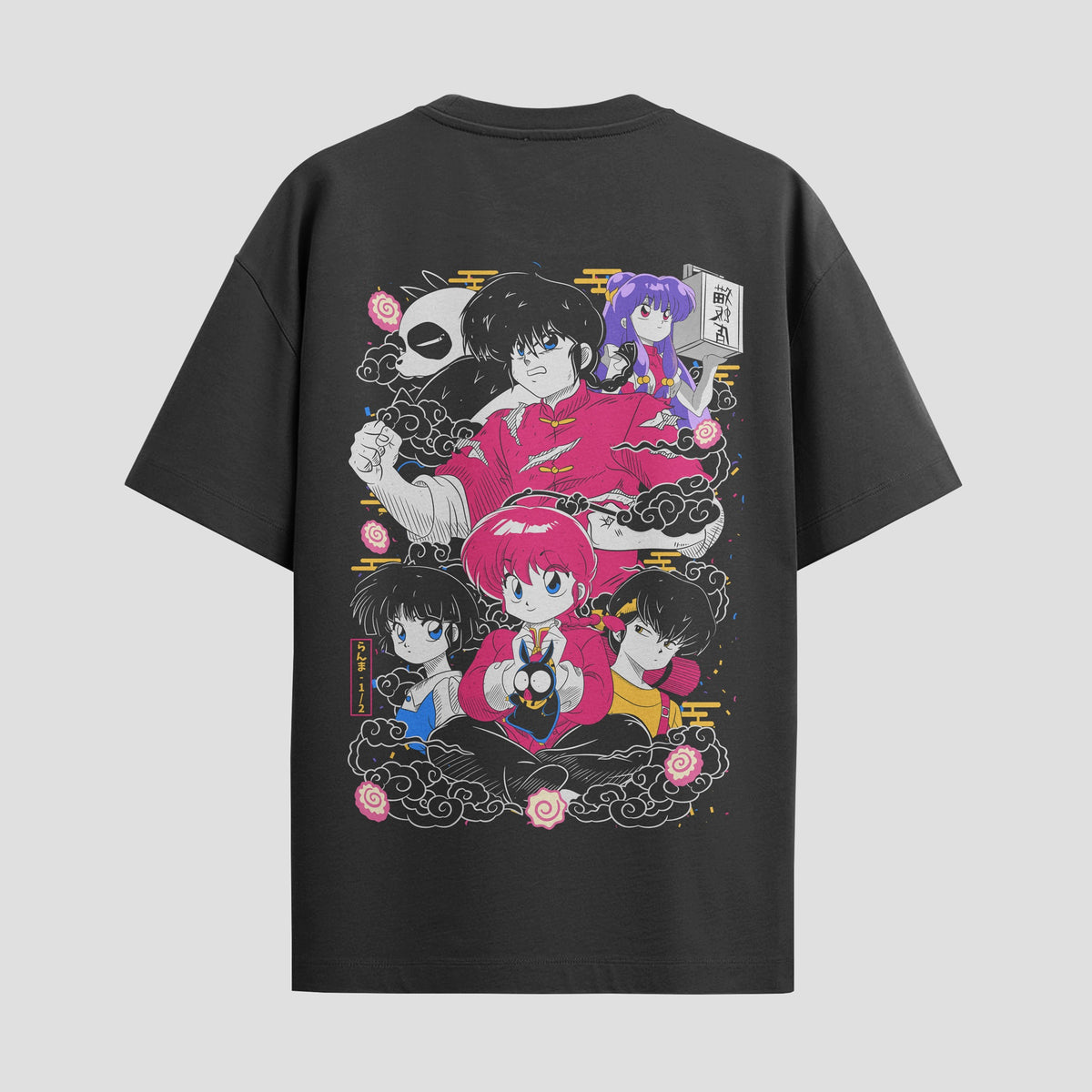 Playera urbana de anime y gaming ExtraLife MX, corte Classic Premium unisex ligero y transpirable en color Deep Black y Pure White, ropa de uso diario para gym y casual.