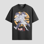 Playera urbana de anime y gaming ExtraLife MX, corte Classic Premium unisex ligero y transpirable en color Deep Black y Pure White, ropa de uso diario para gym y casual.