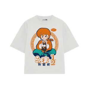 Playera streetwear premium de anime y gaming ExtraLife MX, corte oversized drop shoulder ligero y fresco en color Deep Black y Off-White, moda urbana mexicana de culto.