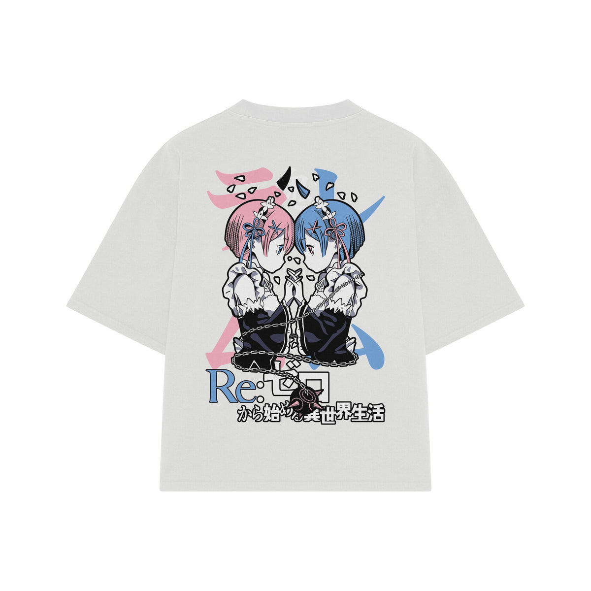 Playera streetwear premium de anime y gaming ExtraLife MX, corte oversized drop shoulder ligero y fresco en color Deep Black y Off-White, moda urbana mexicana de culto.