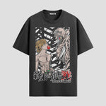 Playera urbana de anime y gaming ExtraLife MX, corte Classic Premium unisex ligero y transpirable en color Deep Black y Pure White, ropa de uso diario para gym y casual.