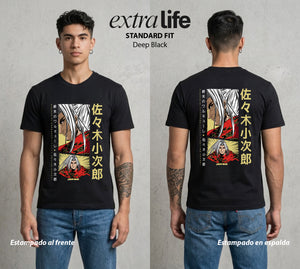 El Torneo de los Dioses | El Perdedor que Gana #03637 - Playera Standard Fit | Deep Black - Foto en modelo