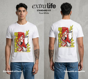 El Torneo de los Dioses | El Martillo del Bien #03649 - Playera Standard Fit | Pure White - Foto en modelo