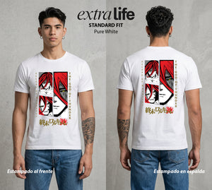 El Torneo de los Dioses | La Fuerza del Bien #03650 - Playera Standard Fit | Pure White - Foto en modelo