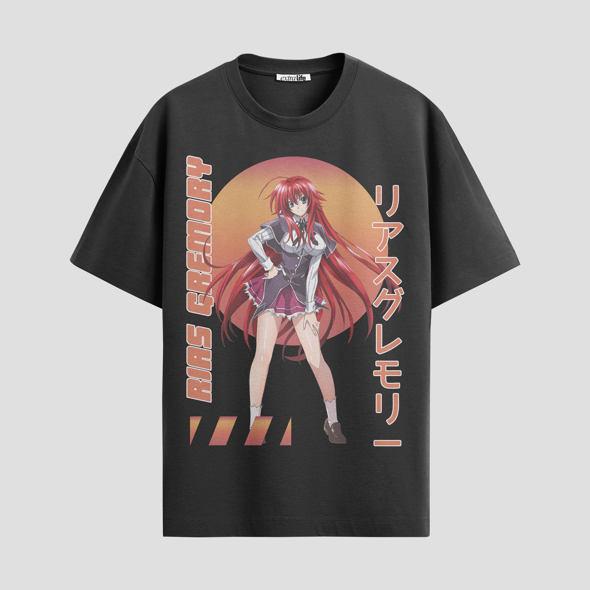 Playera urbana de anime y gaming ExtraLife MX, corte Classic Premium unisex ligero y transpirable en color Deep Black y Pure White, ropa de uso diario para gym y casual.