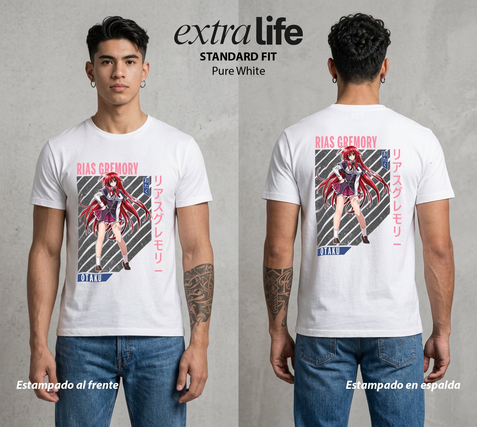 El Club del Diablo | La Señora del Gremio #03690 - Playera Standard Fit | Pure White - Foto en modelo
