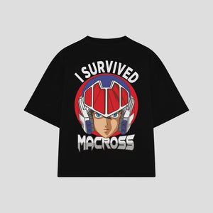 Playera streetwear premium de anime y gaming ExtraLife MX, corte oversized drop shoulder ligero y fresco en color Deep Black y Off-White, moda urbana mexicana de culto.
