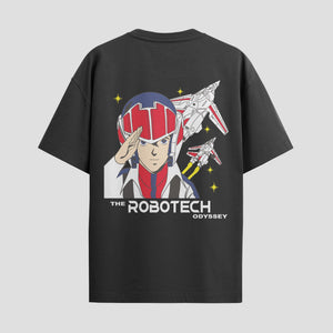 Playera urbana de anime y gaming ExtraLife MX, corte Classic Premium unisex ligero y transpirable en color Deep Black y Pure White, ropa de uso diario para gym y casual.