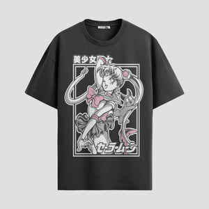 Playera urbana de anime y gaming ExtraLife MX, corte Classic Premium unisex ligero y transpirable en color Deep Black y Pure White, ropa de uso diario para gym y casual.