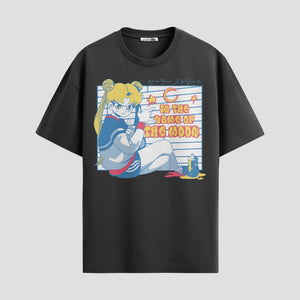 Playera urbana de anime y gaming ExtraLife MX, corte Classic Premium unisex ligero y transpirable en color Deep Black y Pure White, ropa de uso diario para gym y casual.
