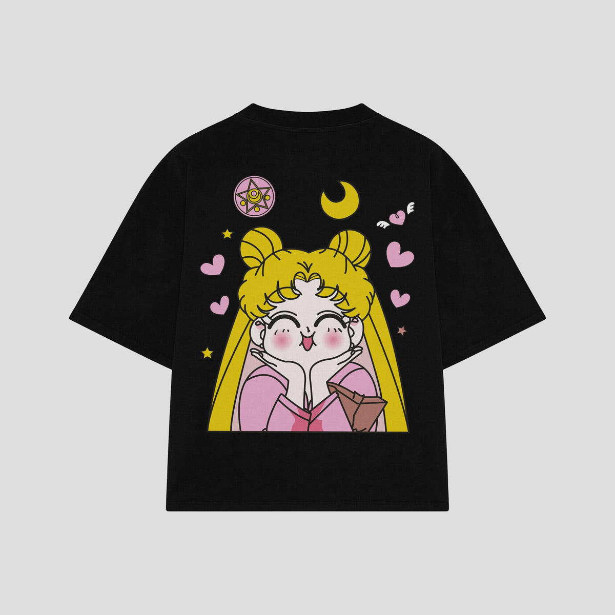 Playera streetwear premium de anime y gaming ExtraLife MX, corte oversized drop shoulder ligero y fresco en color Deep Black y Off-White, moda urbana mexicana de culto.