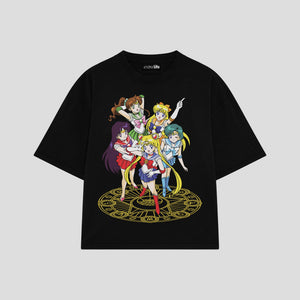 Playera streetwear premium de anime y gaming ExtraLife MX, corte oversized drop shoulder ligero y fresco en color Deep Black y Off-White, moda urbana mexicana de culto.