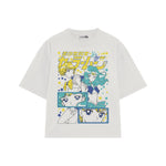 Playera streetwear premium de anime y gaming ExtraLife MX, corte oversized drop shoulder ligero y fresco en color Deep Black y Off-White, moda urbana mexicana de culto.