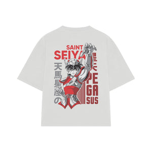 Playera streetwear premium de anime y gaming ExtraLife MX, corte oversized drop shoulder ligero y fresco en color Deep Black y Off-White, moda urbana mexicana de culto.