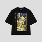 Playera streetwear premium de anime y gaming ExtraLife MX, corte oversized drop shoulder ligero y fresco en color Deep Black y Off-White, moda urbana mexicana de culto.