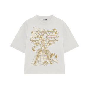 Playera streetwear premium de anime y gaming ExtraLife MX, corte oversized drop shoulder ligero y fresco en color Deep Black y Off-White, moda urbana mexicana de culto.