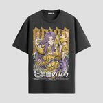 Playera urbana de anime y gaming ExtraLife MX, corte Classic Premium unisex ligero y transpirable en color Deep Black y Pure White, ropa de uso diario para gym y casual.