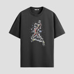 Playera urbana de anime y gaming ExtraLife MX, corte Classic Premium unisex ligero y transpirable en color Deep Black y Pure White, ropa de uso diario para gym y casual.