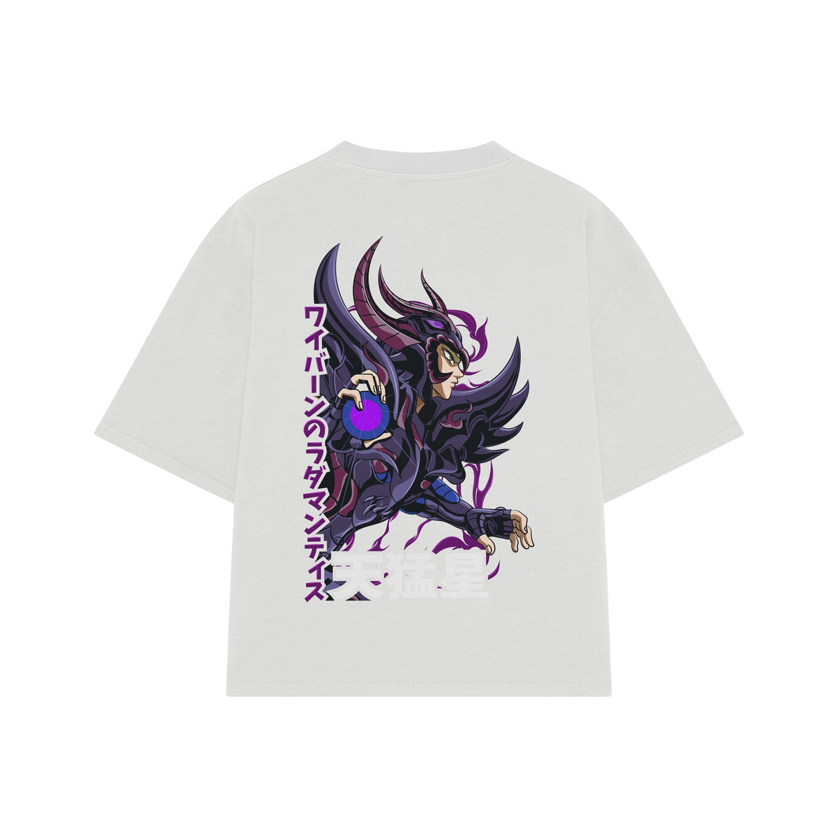 Playera streetwear premium de anime y gaming ExtraLife MX, corte oversized drop shoulder ligero y fresco en color Deep Black y Off-White, moda urbana mexicana de culto.