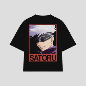 Playera streetwear premium de anime y gaming ExtraLife MX, corte oversized drop shoulder ligero y fresco en color Deep Black y Off-White, moda urbana mexicana de culto.