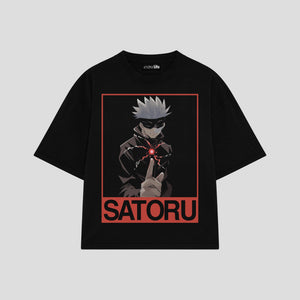 Playera streetwear premium de anime y gaming ExtraLife MX, corte oversized drop shoulder ligero y fresco en color Deep Black y Off-White, moda urbana mexicana de culto.