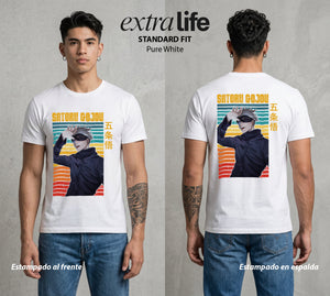 El Arte de las Maldiciones | El Infinito del Bien #03905 - Playera Standard Fit | Pure White - Foto en modelo