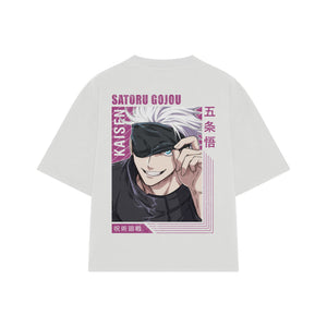 Playera streetwear premium de anime y gaming ExtraLife MX, corte oversized drop shoulder ligero y fresco en color Deep Black y Off-White, moda urbana mexicana de culto.