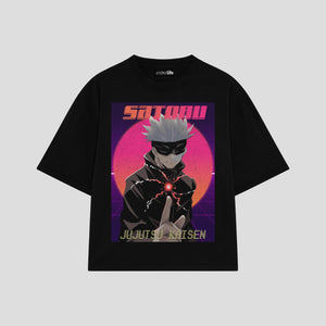 Playera streetwear premium de anime y gaming ExtraLife MX, corte oversized drop shoulder ligero y fresco en color Deep Black y Off-White, moda urbana mexicana de culto.