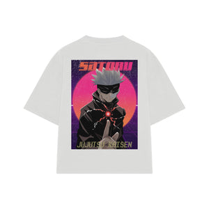 Playera streetwear premium de anime y gaming ExtraLife MX, corte oversized drop shoulder ligero y fresco en color Deep Black y Off-White, moda urbana mexicana de culto.