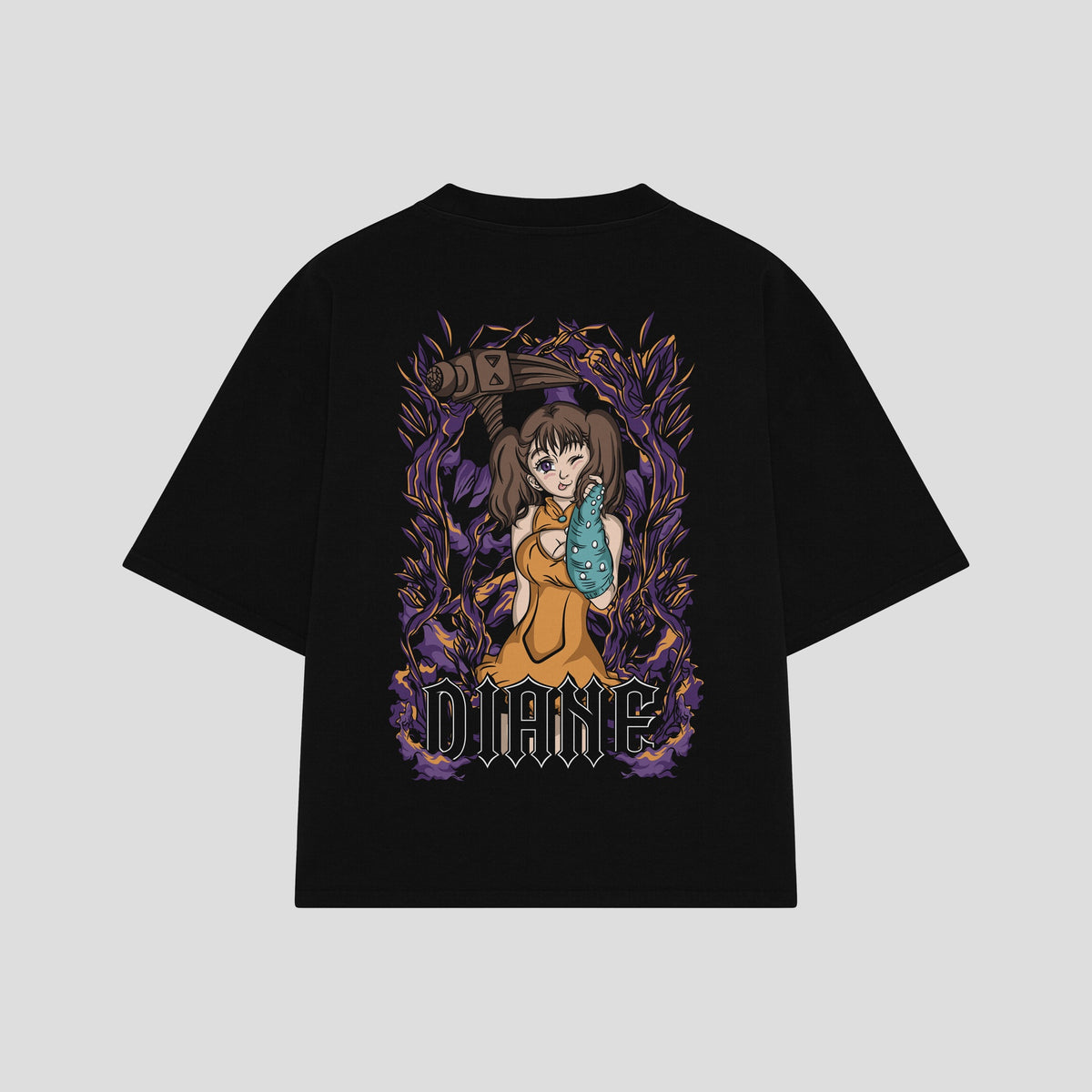 Playera streetwear premium de anime y gaming ExtraLife MX, corte oversized drop shoulder ligero y fresco en color Deep Black y Off-White, moda urbana mexicana de culto.