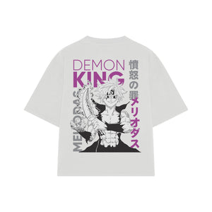 Playera streetwear premium de anime y gaming ExtraLife MX, corte oversized drop shoulder ligero y fresco en color Deep Black y Off-White, moda urbana mexicana de culto.