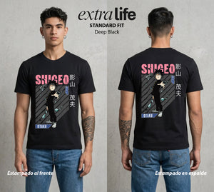 El Psiconico Reprimido | El Mobista sin Saber #03982 - Playera Standard Fit | Deep Black - Foto en modelo
