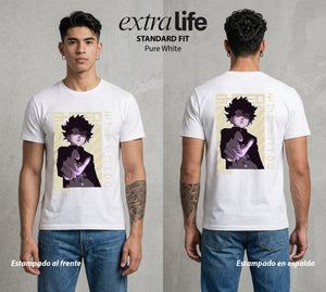 El Psiconico Reprimido | La Explosion Psiquica #03985 - Playera Standard Fit | Pure White - Foto en modelo