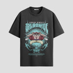 Playera urbana de anime y gaming ExtraLife MX, corte Classic Premium unisex ligero y transpirable en color Deep Black y Pure White, ropa de uso diario para gym y casual.
