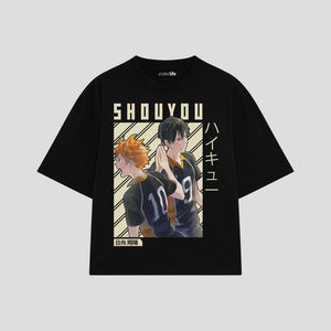 Playera streetwear premium de anime y gaming ExtraLife MX, corte oversized drop shoulder ligero y fresco en color Deep Black y Off-White, moda urbana mexicana de culto.