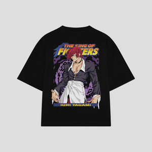 Playera streetwear premium de anime y gaming ExtraLife MX, corte oversized drop shoulder ligero y fresco en color Deep Black y Off-White, moda urbana mexicana de culto.