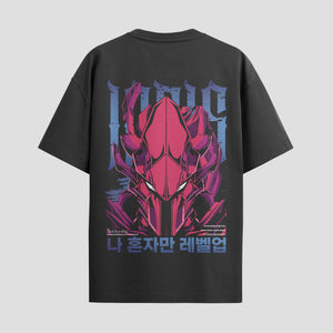 Playera urbana de anime y gaming ExtraLife MX, corte Classic Premium unisex ligero y transpirable en color Deep Black y Pure White, ropa de uso diario para gym y casual.
