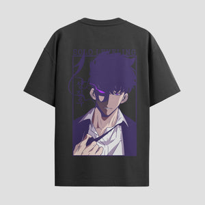 Playera urbana de anime y gaming ExtraLife MX, corte Classic Premium unisex ligero y transpirable en color Deep Black y Pure White, ropa de uso diario para gym y casual.