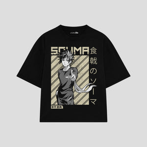 Playera streetwear premium de anime y gaming ExtraLife MX, corte oversized drop shoulder ligero y fresco en color Deep Black y Off-White, moda urbana mexicana de culto.