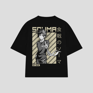 Playera streetwear premium de anime y gaming ExtraLife MX, corte oversized drop shoulder ligero y fresco en color Deep Black y Off-White, moda urbana mexicana de culto.